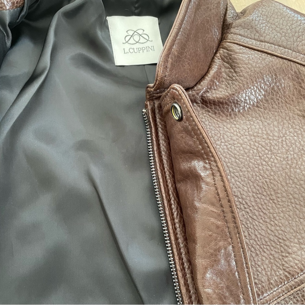 The Becky Jacket Brown Leather - Picture 16 of 16
